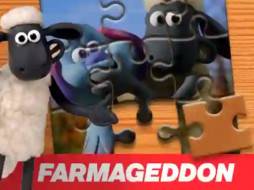 Joc  A Shaun the Sheep Movie Farmageddon Jigsaw Puzzle on-line