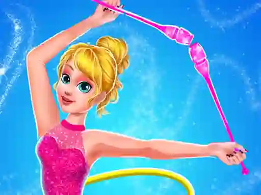 Joc Gymnastics Games for Girls Dress Up on-line