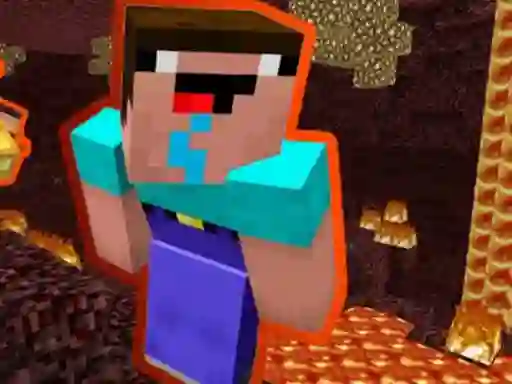 Joc Noob Parkour: Nether on-line