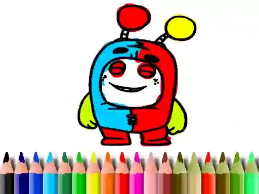 Joc Back to School: OddBods Coloring Book on-line