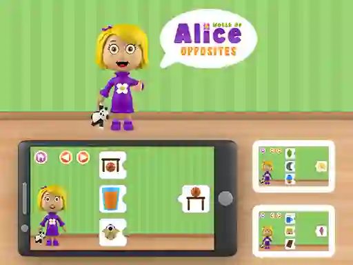 Joc World of Alice Opposites on-line