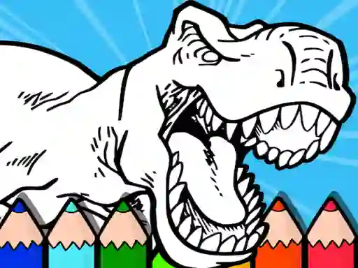 Joc Coloring Dinos For Kids on-line