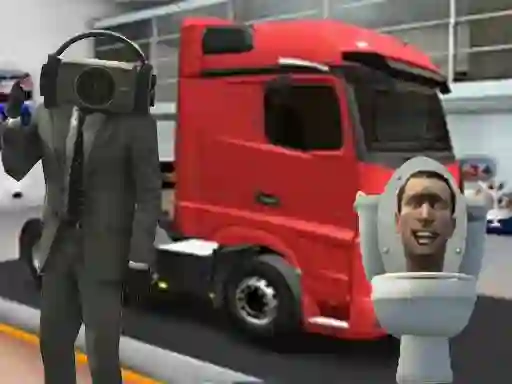 Joc Truck Simulator Skibidi Toilet on-line
