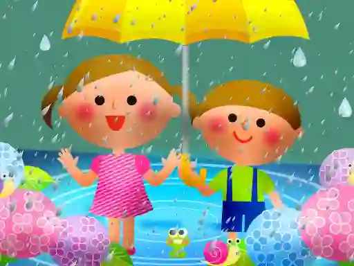 Joc Kids Rainy Day Puzzle on-line