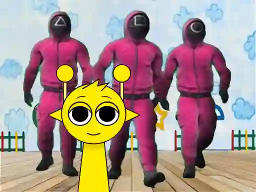 Joc Sprunki in Squid Game Chamber on-line