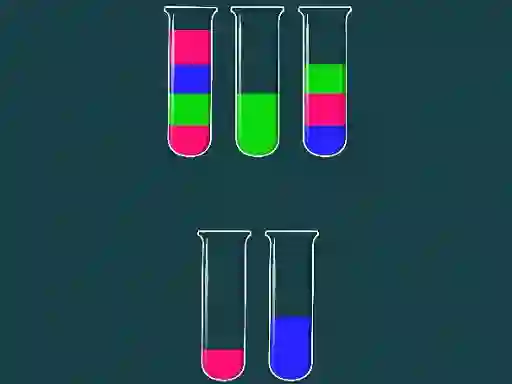 Joc Water Sorting Color in the bottle on-line