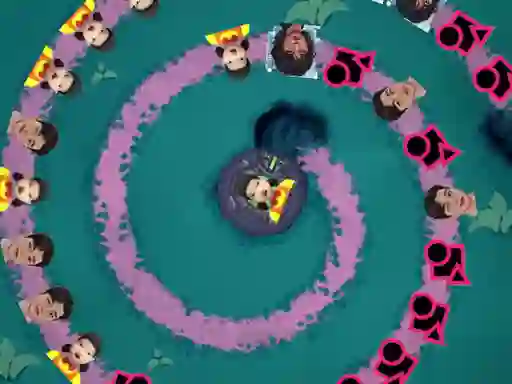 Joc Squid Game Bubble Shooter on-line