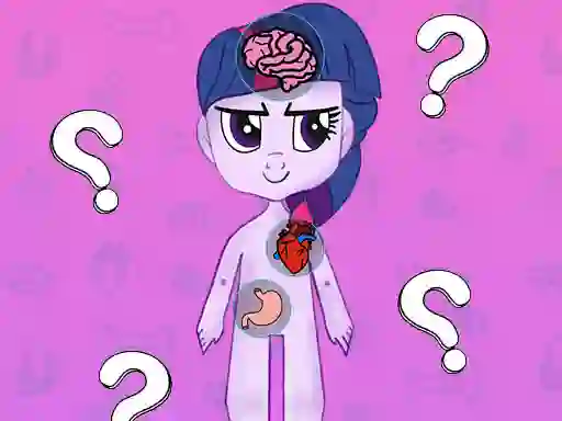 Joc My Little Pony Learning The Body on-line