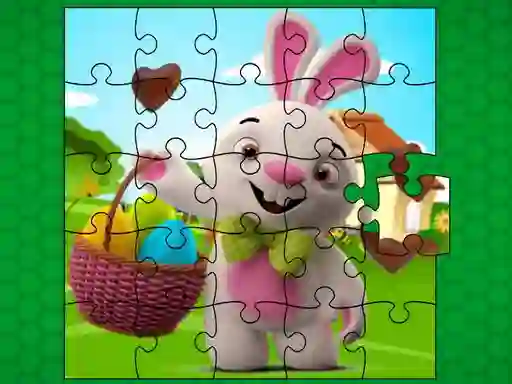 Joc Easter Bunny Eggs Jigsaw on-line