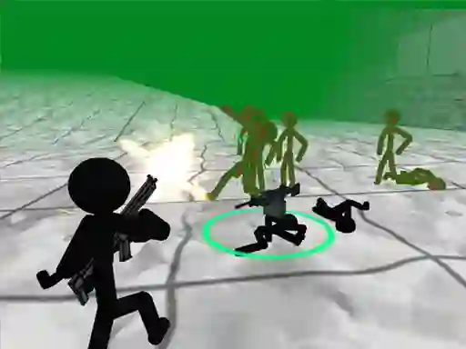 Joc Stickman Killing Zombie 3D on-line
