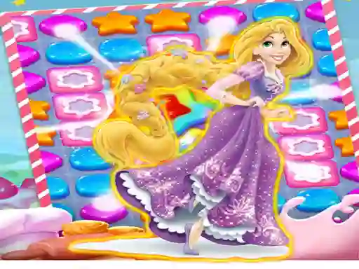 Joc Princess Rapunzel Match3 on-line