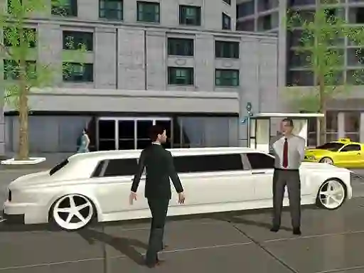 Joc Limo Taxi Driving Simulator: Limousine Car Games on-line