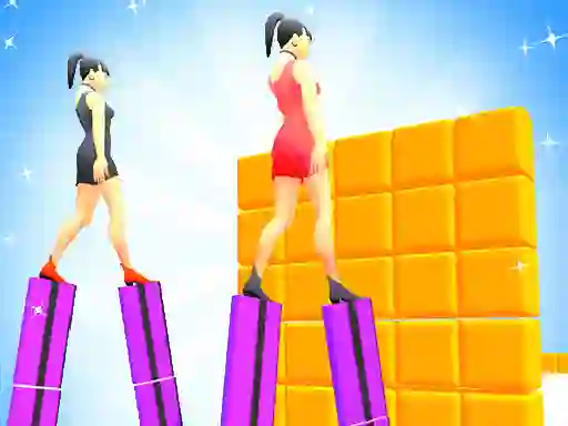 Joc Heels Run Race - Stack Rider on-line