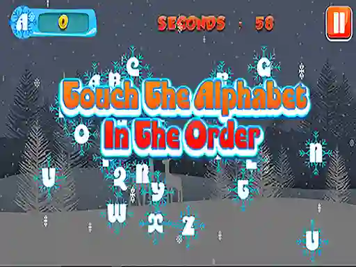 Joc Touch the Alphabet in the Order on-line