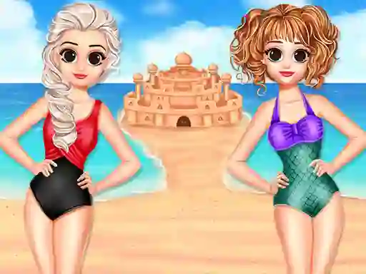 Joc Princess Summer Sand Castle on-line