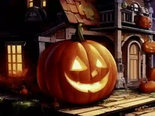 Joc Halloweem Pumpkin Adventure on-line
