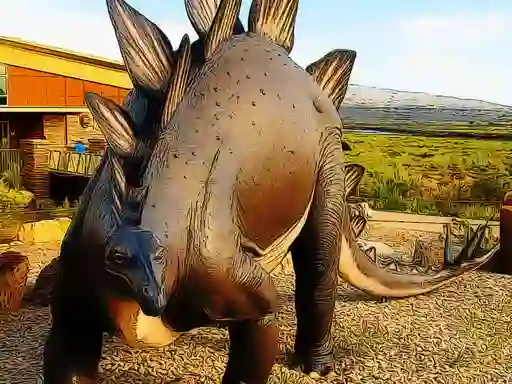 Joc Stegosaurus Dinosaur Jigsaw on-line