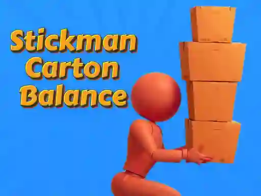Joc StickMan Cartoon Balance on-line