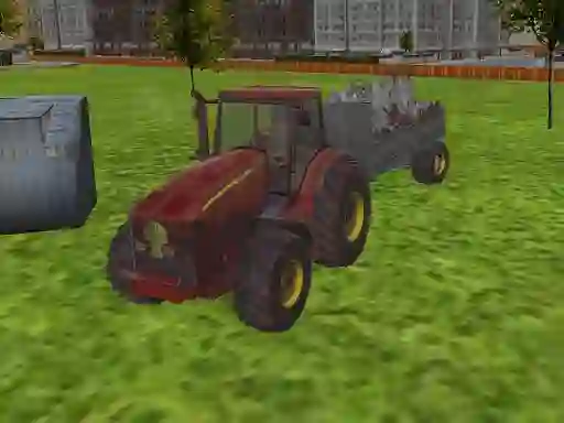 Joc 3D city tractor garbage sim on-line