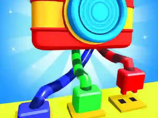 Joc Tangle Puzzle 3D on-line