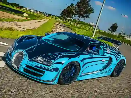 Joc French Luxury Cars Jigsaw on-line