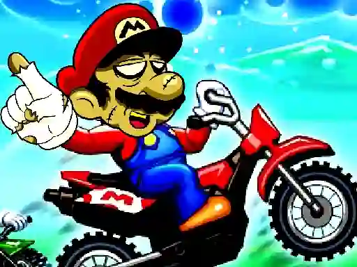 Joc Super Mario Halloween Wheelie on-line