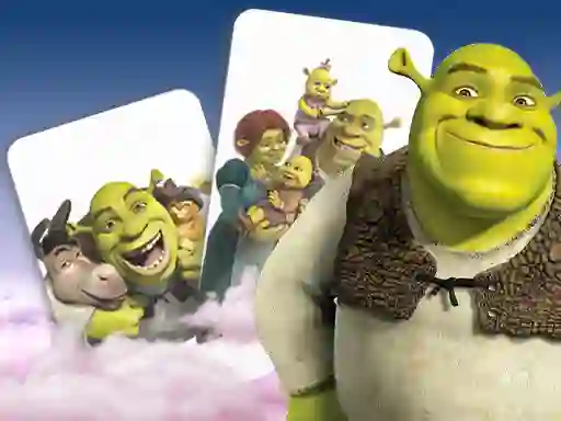 Joc Shrek Memory Card Match on-line