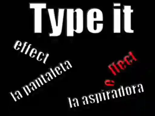 Joc Type it on-line