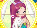 Joc Winx Bunny Stil: Puzzle rotund  on-line