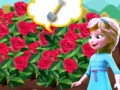 Joc Inima rece: Elsa creste trandafiri  on-line