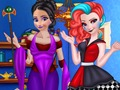 Joc Elsa si Anna Cosplay  on-line