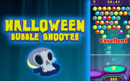 Joc Shooter cu bule de Halloween on-line