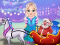 Joc Little Elsa Curățenie de Crăciun  on-line