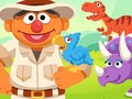 Joc 123 Sesame Street: Îngrijirea Zilei Dinosaurului lui Ernie  on-line