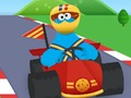 Joc 123 Street Sesame: Cookie Kart Racing  on-line