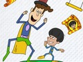 Joc Aventurile omului de șervețel! Zi rea pentru păr  on-line