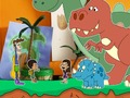 Joc Aventuri cu șervețele! Familia Dinozaur Rex  on-line