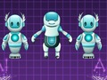 Joc Robots: Memory Card Match  on-line