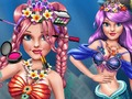 Joc Salon de machiaj subacvatic  on-line