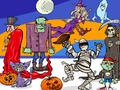 Joc Găsiți 5 diferențe Halloween  on-line