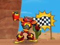 Joc Flash și mașini miraculoase: codul programului de curse de roboți  on-line