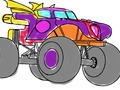 Joc Carte de colorat Monster Truck  on-line