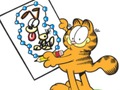 Joc Garfield conectează punctele  on-line