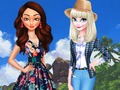 Joc Pământ vs Mare: Moana vs Elsa  on-line