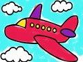 Joc Cartea de colorat a avionului  on-line