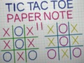 Joc Tic Tac Toe Paper Notă II  on-line