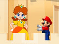 Joc Mario îl întâlnește pe Peach  on-line