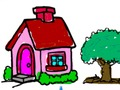 Joc Înapoi la școală: Casa de colorat  on-line