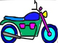 Joc Înapoi la școală: colorat motociclete  on-line