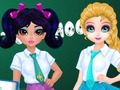 Joc Concursul de design pentru geanta școlară Jacqueline și Eliza  on-line
